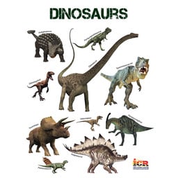 Popular Dinosaurs Poster