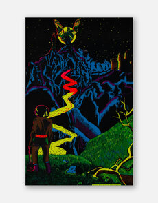 The Castle,  1971, Black Light Poster